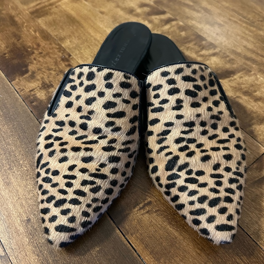 Jenni Kayne PONY HAIR MULE - cheetah print - size US 8 - Picture 2 of 9